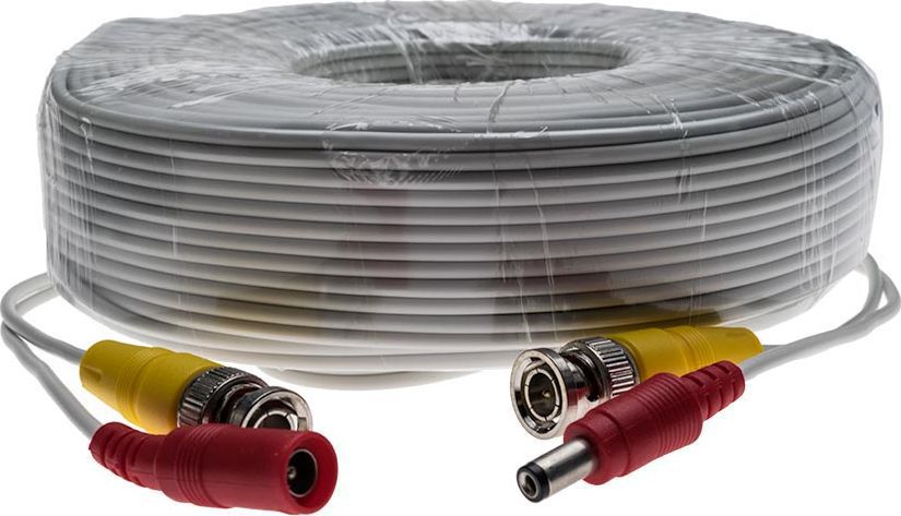 Cablu cctv 30m - semnal video si alimentare 12v